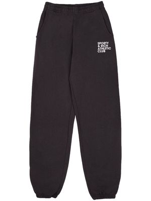 Sporty & Rich Exercise Often cotton track pants - Grey