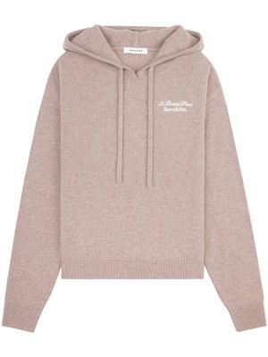 Sporty & Rich Faubourg cashmere hoodie - Neutrals