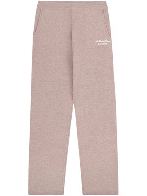 Sporty & Rich Faubourg cashmere track pants - Neutrals