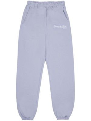 Sporty & Rich French cotton track pants - Grey