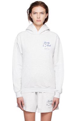 Sporty & Rich Gray Health Crew Hoodie