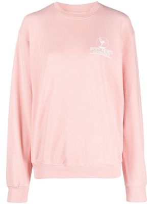 Sporty & Rich Gymnastics crew-neck sweatshirt - Pink