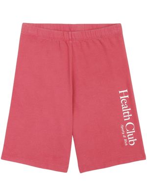 Sporty & Rich Health Club knee-length shorts - Pink