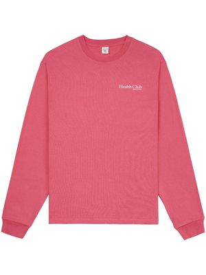 Sporty & Rich Health Club logo-print sweatshirt - Pink
