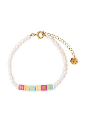 Sporty & Rich Health pearl bracelet - White