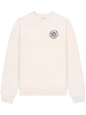 Sporty & Rich Hotel cotton sweatshirt - White