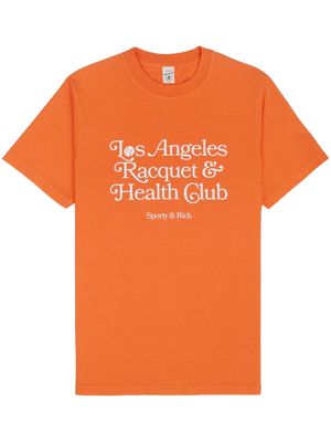 Sporty & Rich LA Racquet Club T-Shirt - Orange