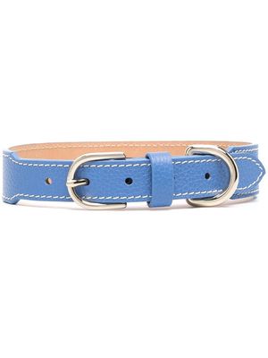 Sporty & Rich leather pet collar - Blue