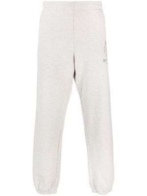Sporty & Rich logo cotton-blend track pants - Grey