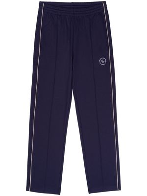 Sporty & Rich logo-embroidered track pants - NAVY