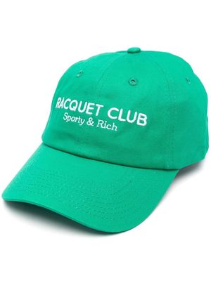 Sporty & Rich logo-embroidery baseball cap - Green