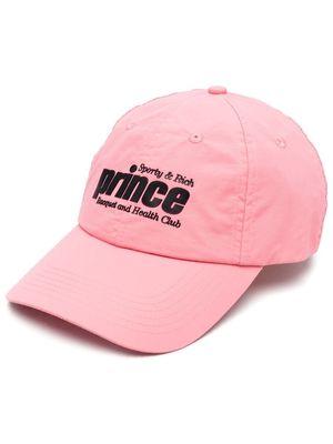 Sporty & Rich logo-print cap - Pink
