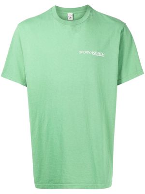 Sporty & Rich logo-print cotton T-shirt - Green