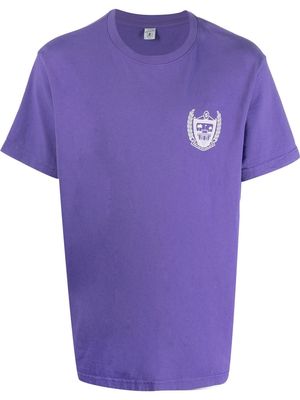Sporty & Rich logo-print cotton T-shirt - Purple