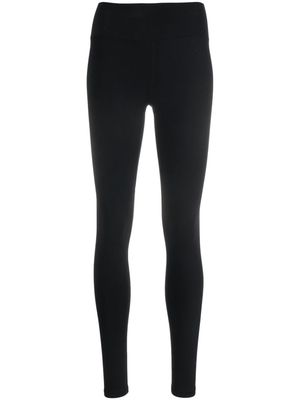 Sporty & Rich logo-print elasticated-waistband leggings - Black