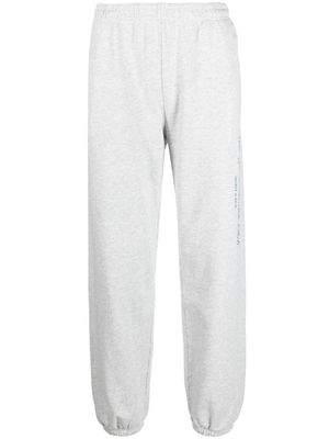 Sporty & Rich logo-print elasticated-waistband track pants - Grey