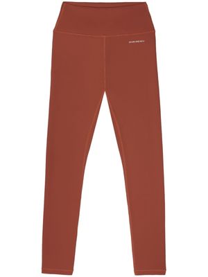 Sporty & Rich logo-print high-waisted leggings - Red