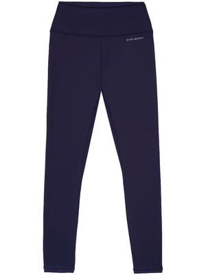 Sporty & Rich logo-print leggings - NAVY