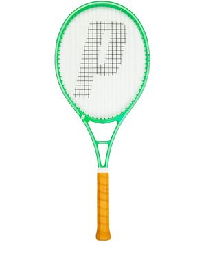 Sporty & Rich logo-print tennis racket - Green