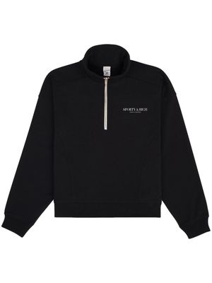 Sporty & Rich Made in California logo-print jumper - Black