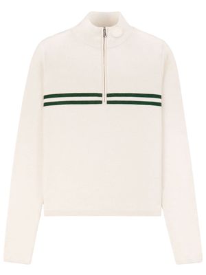 Sporty & Rich Minimal quarter-zip sweatshirt - Neutrals