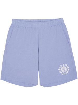 Sporty & Rich Monte Carlo cotton track shorts - Purple
