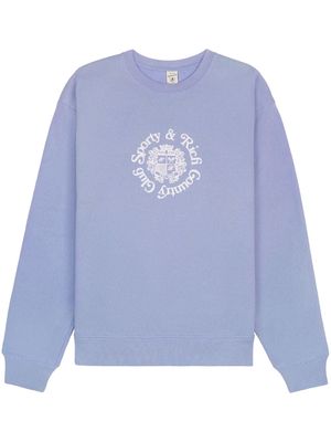 Sporty & Rich Monte Carlo sweatshirt - Blue