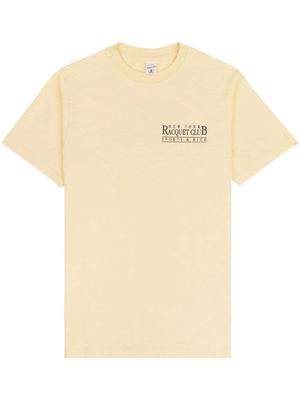 Sporty & Rich NY Racquet Club cotton T-shirt - Neutrals