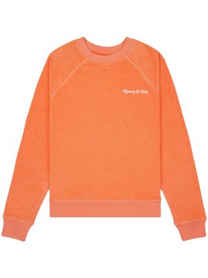 Sporty & Rich NY Tennis Club cotton sweatshirt - Orange