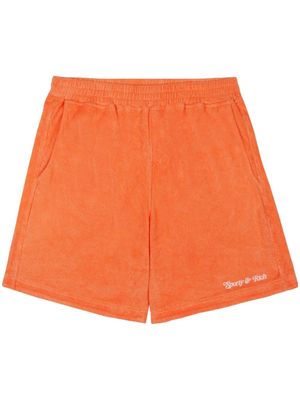 Sporty & Rich NY Tennis Club straight-leg shorts - Orange