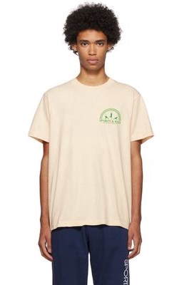 Sporty & Rich Off-White Fitness Group T-Shirt