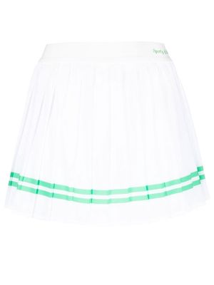 Sporty & Rich pleated tennis skirt - White