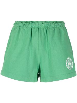 Sporty & Rich Prince cotton shorts - Green