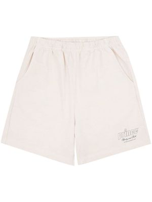 Sporty & Rich Prince Health cotton track shorts - Neutrals