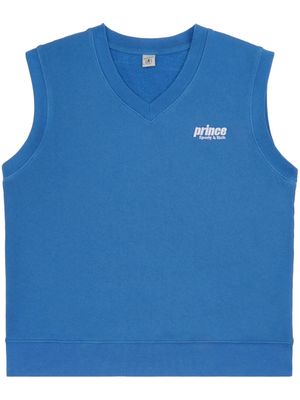 Sporty & Rich Prince Sport cotton vest - Blue