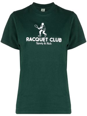 Sporty & Rich Racquet Club cotton T-shirt - Green