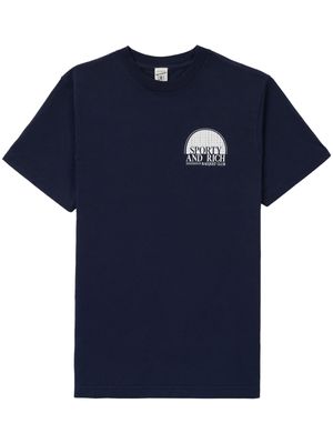 Sporty & Rich Racquet Club logo-print T-shirt - Blue