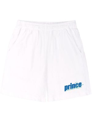 Sporty & Rich Rebound cotton track shorts - White
