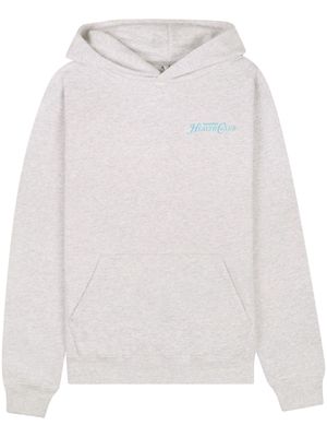 Sporty & Rich Rizzoli logo-print hoodie - Grey