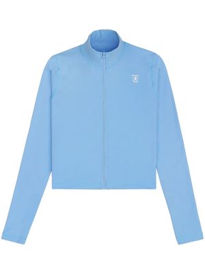 Sporty & Rich Runner logo-print track jacket - Blue