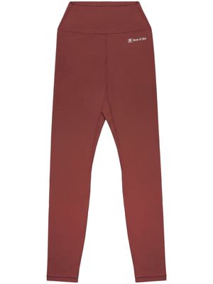 Sporty & Rich Runner Script high-waisted leggings - Red