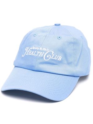 Sporty & Rich slogan-print baseball cap - Blue