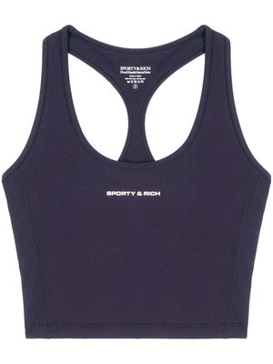 Sporty & Rich SR Bold sports tank top - Blue