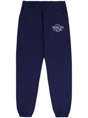 Sporty & Rich SR Health cotton track pants - Blue