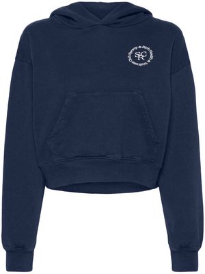 Sporty & Rich SRHWC cropped hoodie - Blue