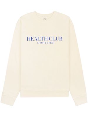 Sporty & Rich Stay Hydrated Health Club sweatshirt - Neutrals