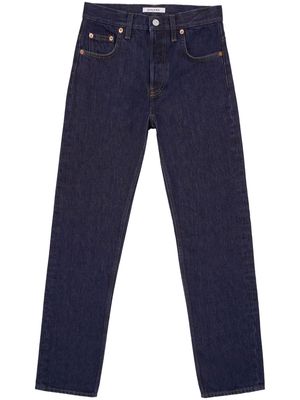 Sporty & Rich straight-leg cotton jeans - Blue