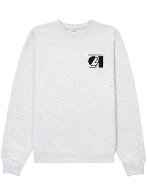 Sporty & Rich Studio logo-print sweatshirt - Grey