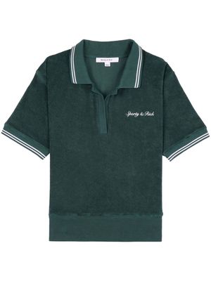 Sporty & Rich Syracuse cotton polo shirt - Green