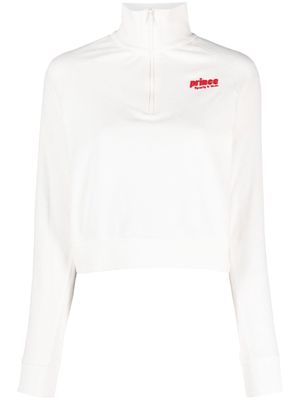 Sporty & Rich terry-cloth high-neck sweatshirt - White